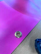 Custom 6ft x 3ft vinyl banner with eyelet, durable and weatherproof.